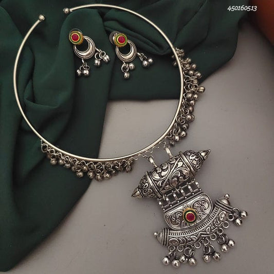 Oxidise Hasli necklace  and earring set